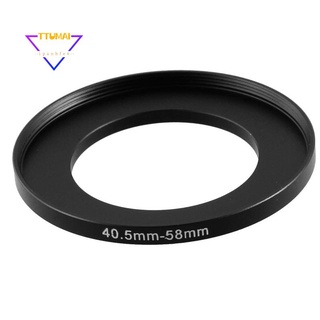 sodial (r) adaptador de anillo de filtro de metal para reparar 40.5 mm-58 mm