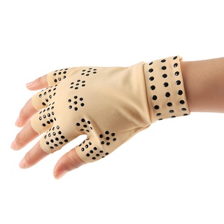 ifashion1 1 par de guantes magnéticos para terapia sin dedos artritis alivio del dolor herramientas de sanación