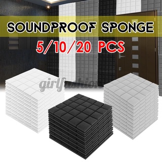 500x500x50mm panel de espuma acústica a prueba de sonido esponja de absorción para estudio ktv (1)