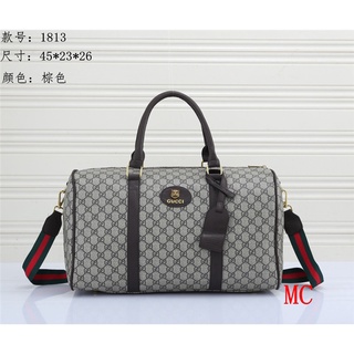 Gucci_Hot Outdoor Packs Duffel cuero genuino mujeres y hombres bolsas de viaje bolsa de viaje bolsa de equipaje (4)