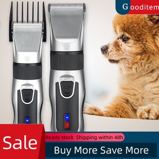 Gooditem cortador de pelo eléctrico para mascotas/perros/gatos recargables de bajo ruido/herramienta de aseo