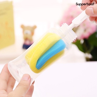 Supp 7 pzs/juego de brochas de limpieza de biberones/cepillos de limpieza para bebés/herramientas de lavado de paja (4)
