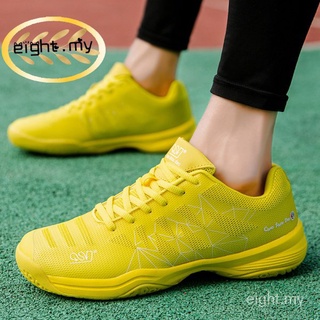 Ocho zapatos de bádminton hombres mujeres gimnasio zapatillas de deporte antideslizante zapatos de tenis zapatos de bádminton vfpC