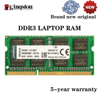 Kingston-Memoria RAM Para Portátil (8 Gb , 4 DDR3 , 1600 Mhz , 1333 , 1066 PC3-12800 DDR3L CL9)