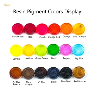 that 18 color epoxi y resina uv pigmento universal resina colorante super concentrado translúcido epoxi pigmento resina colorante artesanía (1)