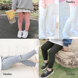 Timehee pantalones elásticos para niños/niñas/niñas/lindos/lindos huecos