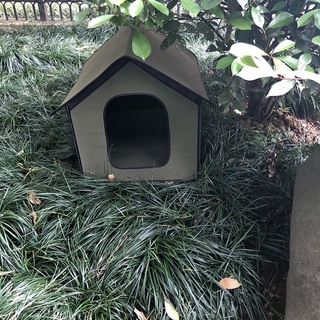 M1 impermeable gato casa perro casa al aire libre a prueba de lluvia perro casa gato casa