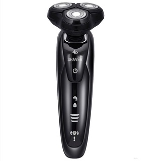 Electric Shaver Full Body USB Rechargeable Waterproof 4D Shaving Razor With 3 Floating Heads wishmore.cl