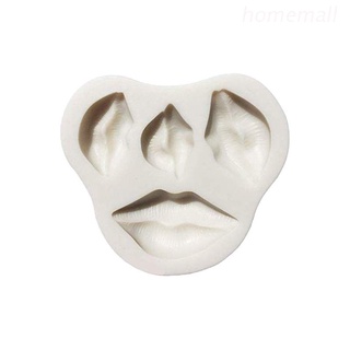 Ho 3D Sexy labios molde de silicona DIY pastel Chocolate Fondant Sugarcraft hornear jabón molde herramientas de decoración de cocina