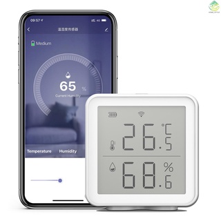 wifi smart sensor de humedad de temperatura compatible con alexa 230ft super largo alcance inalámbrico digital higrómetro interior termómetro medidor de humedad temperatura monitor sensor