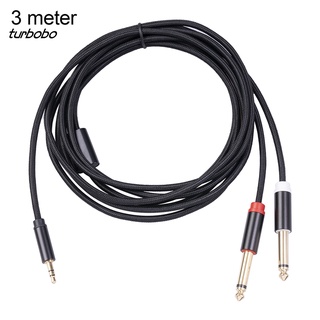 Tu Cable auxiliar negro de 3.5 mm macho a macho Aux Cable auxiliar señal estable para altavoz (3)