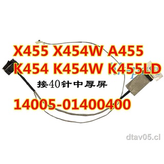 □ﺴAsus X455 F454L A455 K455LD K454W R454L cable de pantalla de pantalla mediana y gruesa
