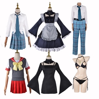 My Dress-Up Darling Cosplay Wakana Gojo Kitagawa Marin Anime Lolita Vestido De Dama De Manga Larga Conjunto De Disfraces De Fiesta De Halloween