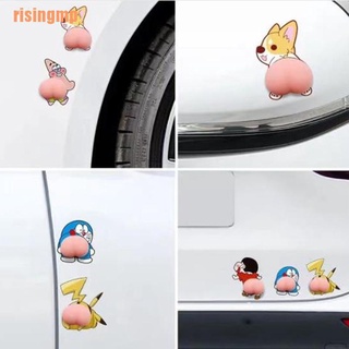 Risingmp¥~Car door anti-colisión tiras de goma butt cuerpo anti-arañazos protección pegatinas