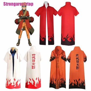 [Strong] Anime Naruto Cosplay Cloaks Hokage Namikaze Minato Uniform Kakashi Capes Costume