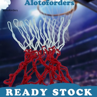 Alotoforders 12 Loop PE baloncesto red profesional 12 hebillas ordenada red de baloncesto Color brillante para exteriores