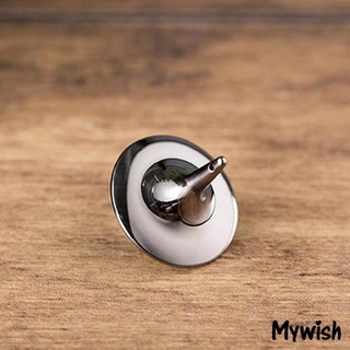 Mywish Mini portátil dedo Spinning Top juguete giroscopio de Metal regalo para niños con dados (8)