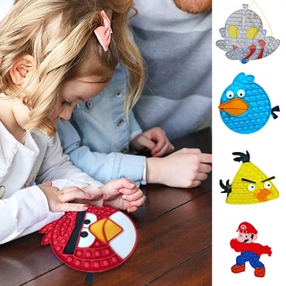 Bs Push Pop burbuja Fidget sensorial juguete estilo alivio del estrés para la escuela en casa y la oficina para niños adultos