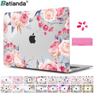 Para MacBook Air Pro 13 Flower Case+teclado piel MacBook Pro 13 2020 8 1 Air 13 9 7