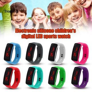 reloj de pulsera digital led para niños