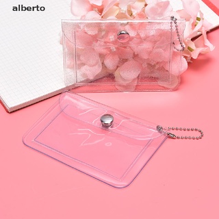 [alberto] mini cartera transparente impermeable de pvc con purpurina/monedero para niñas [alberto]