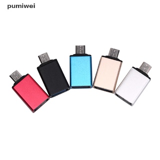 Pumiwei Micro USB B Male to USB 2.0 A Female OTG Adapter Converter Cable Portable CL