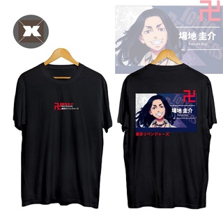 Tokyo Revengers-Keisuke Baji T-shirt Casual Short Sleeve Tee Mikey Fashion Tops Shirt Plus Size Anime