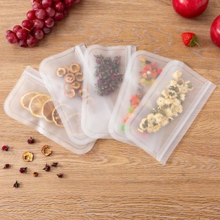 Gy 12 unids/set autosellable bolsa de preservación de alimentos PEVA refrigerador sellado congelador bolsa duradera alimentos para mascotas alimentos líquidos 09.28 (2)