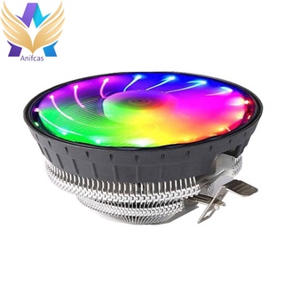 Pc caso ventiladores 1800RPM RGB luz LED portátil radiador CPU enfriamiento silencioso ventilador