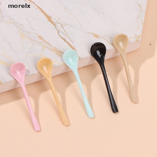 morelx 1 pieza accesorios para casa de muñecas mini helado postre yogurt cuchara decoración cl