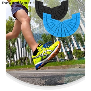 [woo] Protector de tacón para zapatilla de deporte resistente al desgaste de goma autoadhesiva.