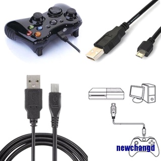 cable de datos de carga micro usb negro para control playstation 4 ps4