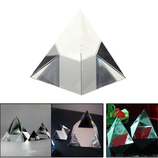 70mm k9 artificial cristal pirámide prisma decoración del hogar adorno ciencia (5)