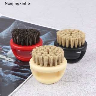 [nanjingxinhb] cerdas de caballo hombres cepillo de afeitar de plástico suave portátil peluquería barba cepillo [caliente]