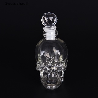 [sweu] crystal skull head vodka whisky shot home bar botella de vidrio decantador bfd