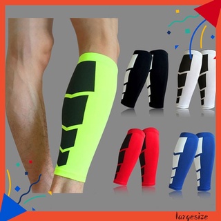 largesize 1pc deporte pierna pantorrilla soporte soporte de manga elástica unisex compresión protector de pierna