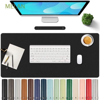 melan - alfombrilla de ratón moderna para ratón, teclado, impermeable, ordenador portátil, antideslizante, oficina en casa, ultra suave, piel sintética, multicolor