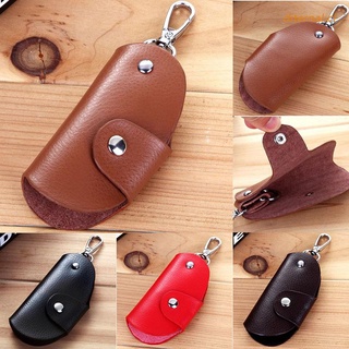 DIT Fashion Men Women Leather Key Chain Accessory Pouch Bag Wallet Case Key Holder