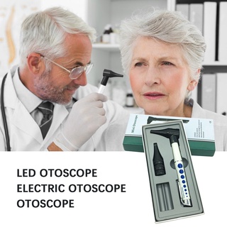 otoscopio led mini otoscopio eléctrico diagnóstico de la oreja 3x aumento bombilla led (7)