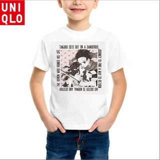 Uniqlo UT Demon Slayer Series camiseta MANGA estampado niño y niña