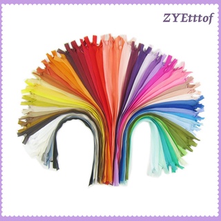18pcs Colorful Nylon Invisible Coil Zippers Closed End Garment Accessories (5)