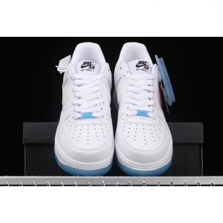 Últimos 2021 Nike Air Force 1 bajo UV blanco/universidad azul DA65-106 zapatos deportivos (5)