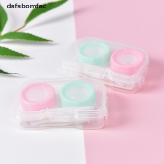 *dsfsbomfac* Colorful Transparent Portable Contact Lens Case Storage Box Holder Container hot sell