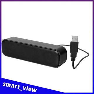 Smart View Store - altavoz portátil para ordenador, Mini altavoz, barra de sonido pequeña alimentada por USB con sonido de alta calidad, portátil Plug and Play (2)