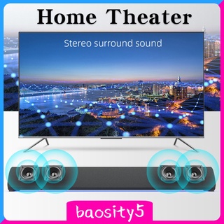 [baosity5] Barra de sonido envolvente sistema de sonido Bluetooth 5.0 barra de sonido para cine en casa