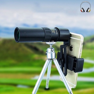 4k 10-300x40mm super teleobjetivo zoom monocular telescopio /tripié y clip conjunto duradero