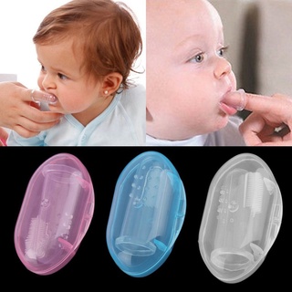 cepillo de silicona suave masajeador de dientes para bebés