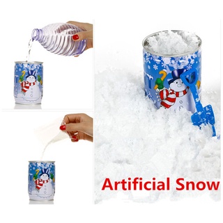 Libaitian-*-*-instant navidad mágica nieve polvo reutilizable Artificial decoración navideña