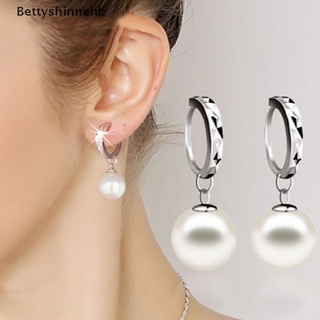 Bhb> Fashion Ladies 925 sterling Silver Freshwater Peal Dangle Ear stud Earrings Hot well