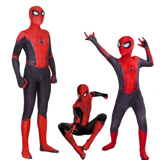 Anime Christmas Gift Peter Parker Adult Kids Spider Man Far From Home Cos Costume Spiderman Bodysuit